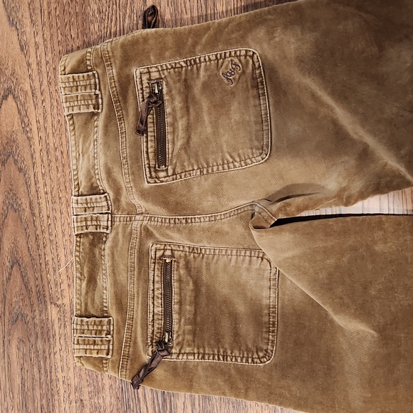 Vintage Abercrombie Women's Velvet Pants Size 4 Brown - Picture 5 of 5